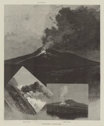 Der Ausbruch des Ätna